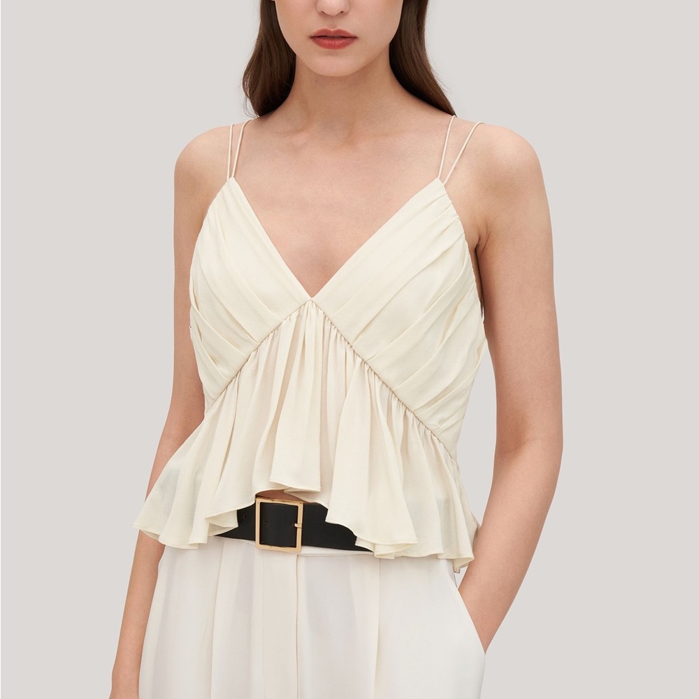 Lilysilk Elegant Cream Women's Top